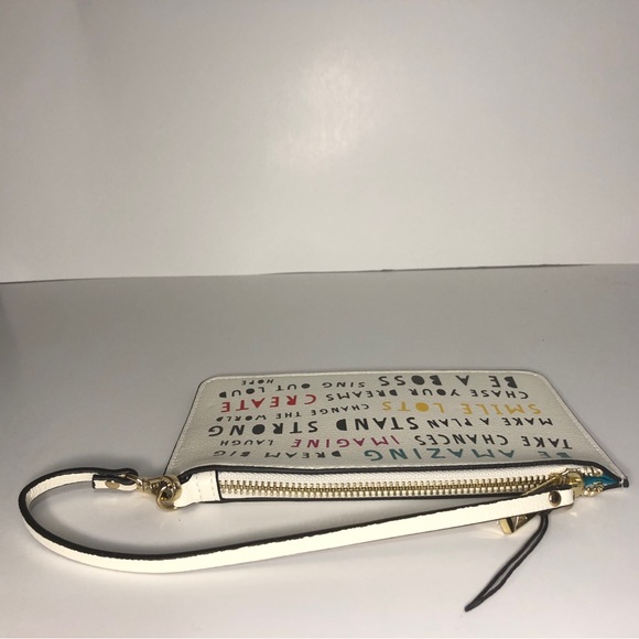 Inspirational Quotes Wristlet - Cream - Picture 4 of 6